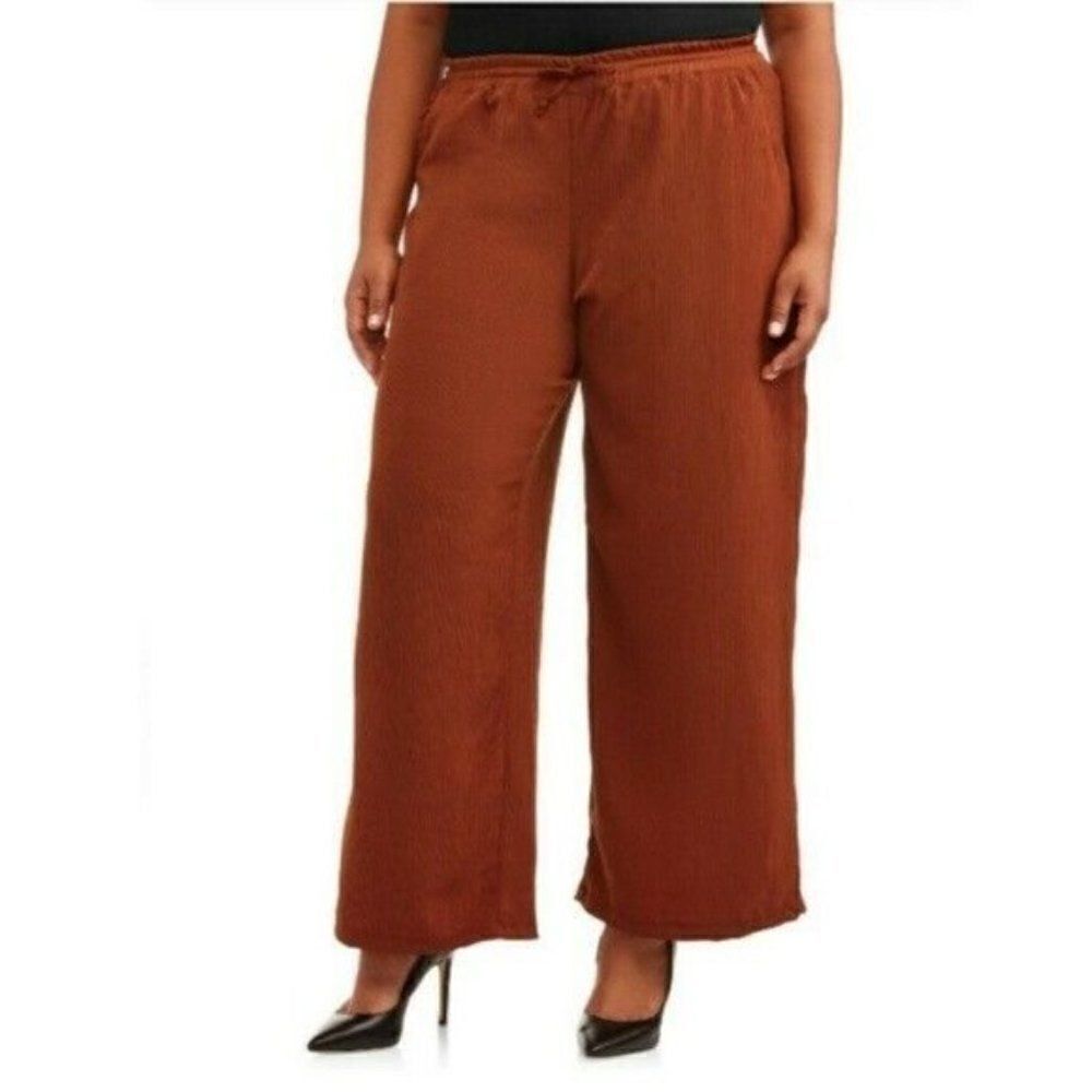 French Laundry Copper Palazzo Wide Leg Pants NWT - Picture 2 of 6
